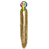 Gold Bead Beer Mug 33" Necklaces